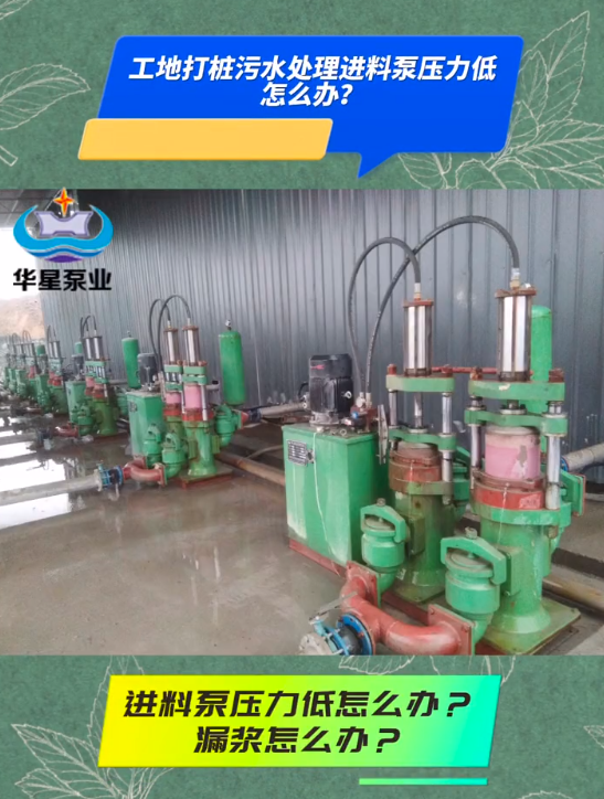 城市污水污泥处理用什么泵不堵塞不喷浆