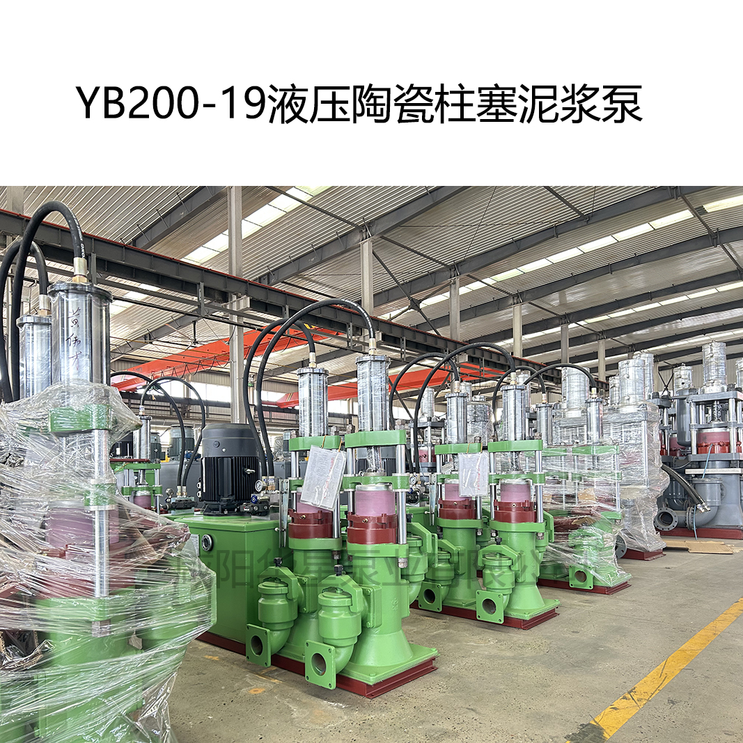 YBH200陶瓷柱塞泵发货现场