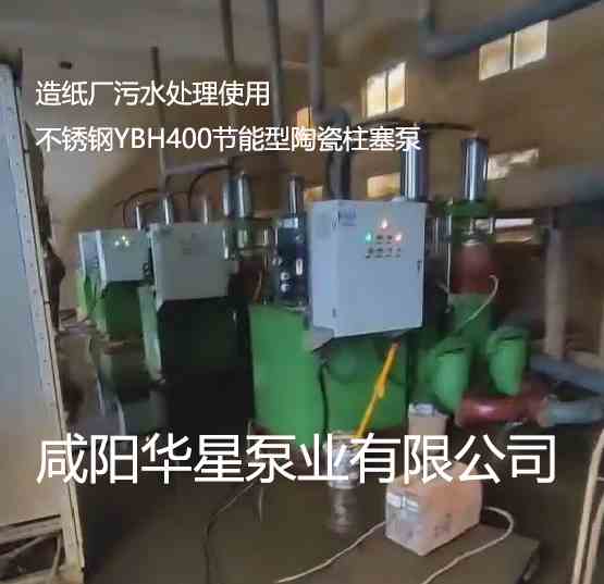 不锈钢YBH400节能型陶瓷柱塞泵使用现场
