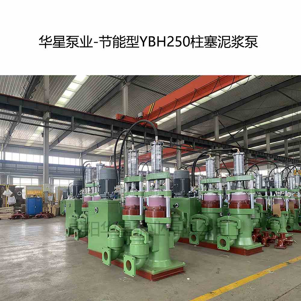 客户订购一台YBH250节能型柱塞泥浆泵