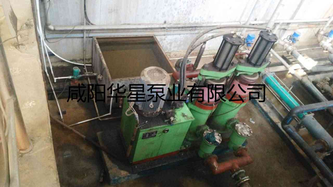 华星陶瓷柱塞泵尾矿使用现场