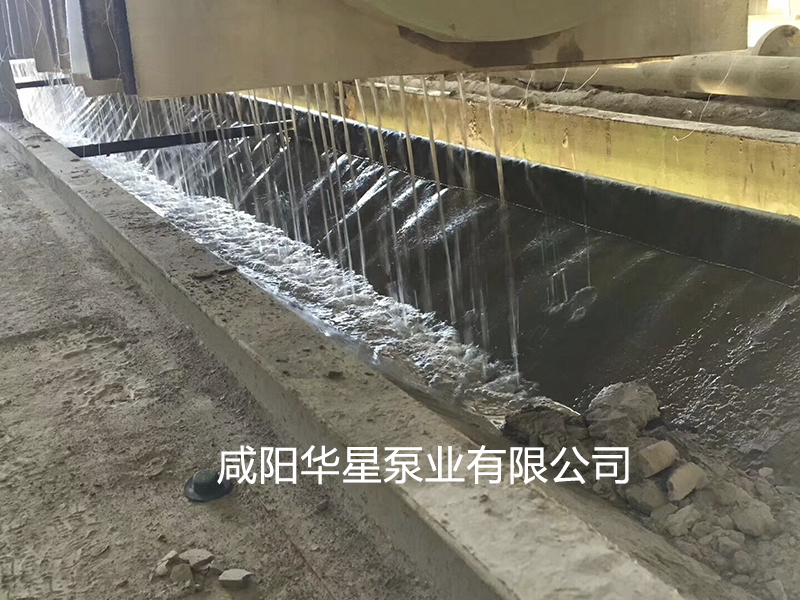陶瓷柱塞泵使用现场矿山开采尾矿处理